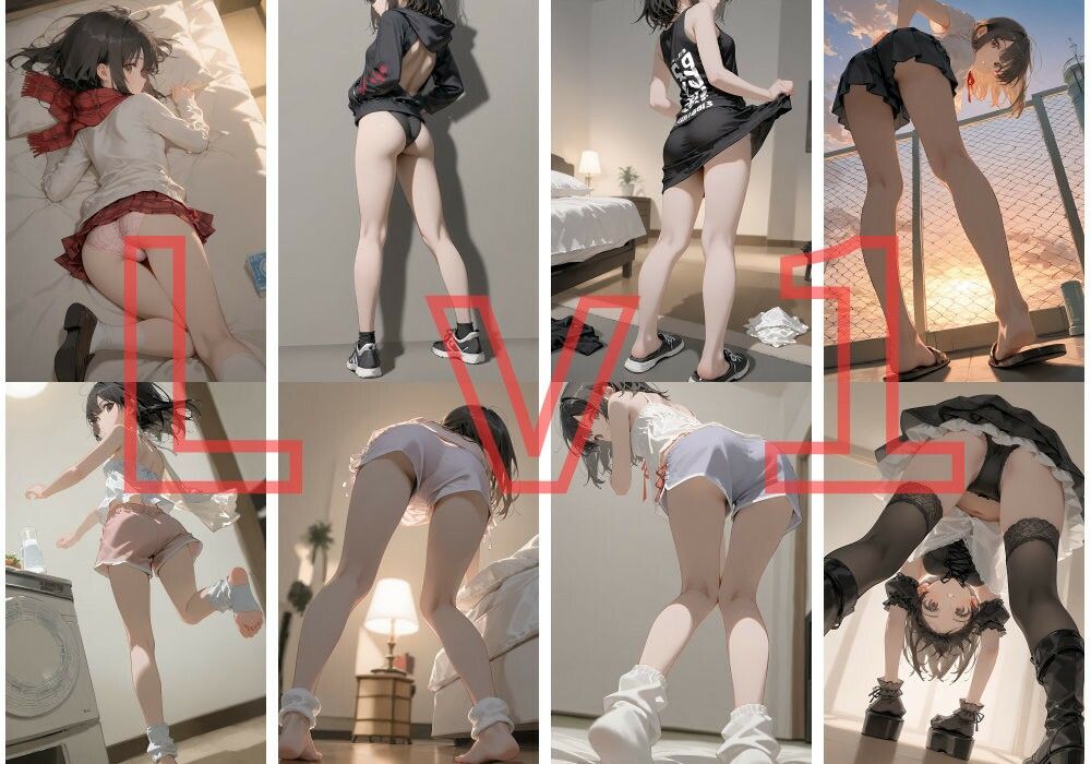 「ひかがみ」って知ってますか？ 膝裏から極尻へ至る深淵 〜実写の肌質へと変貌する4段階のフェティッシュ記録〜 - サンプル画像 1