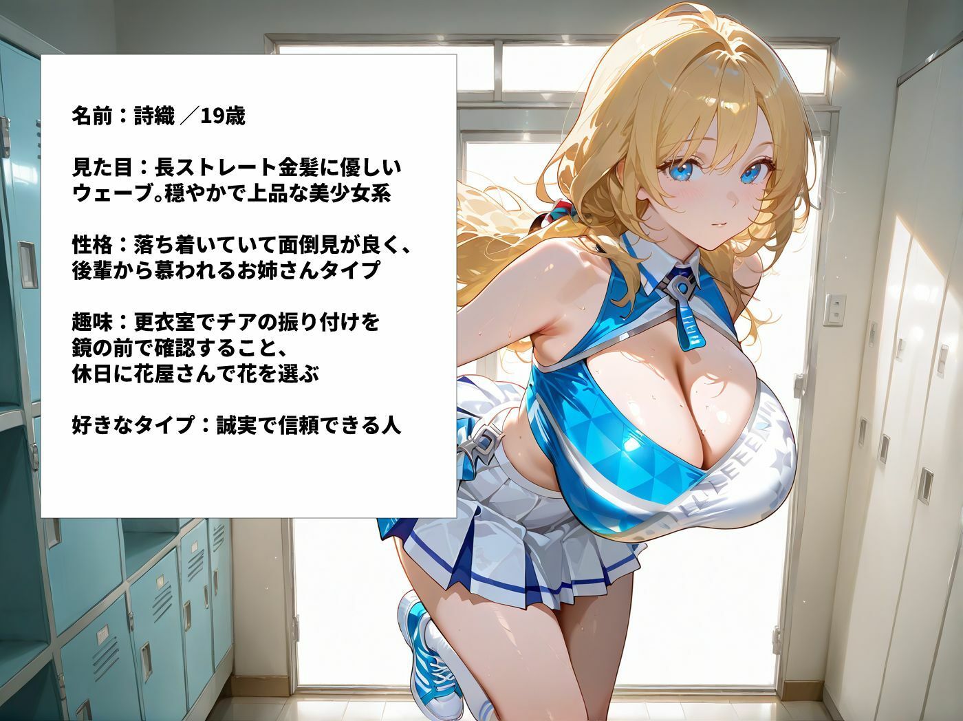 巨乳チアガール部員3人とあまあまなラブラブセックス - サンプル画像 7