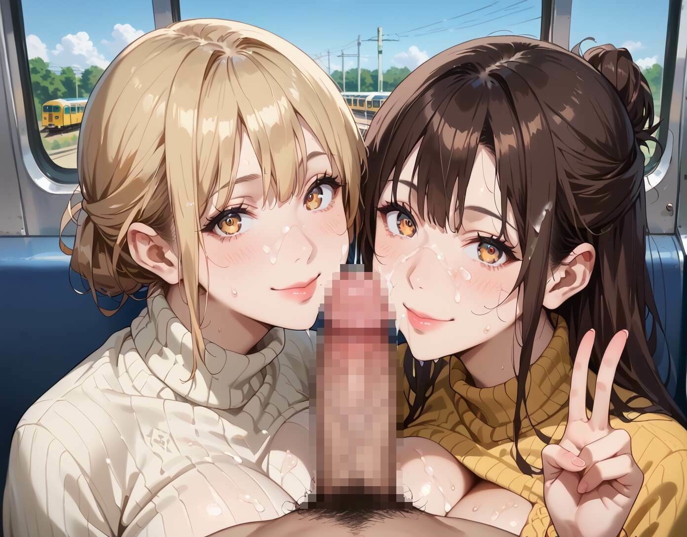 エロ電車が発車します〜やり放題のエロ電車ですっきりさせます！★たぁっぷり495枚入ってます★ - サンプル画像 7