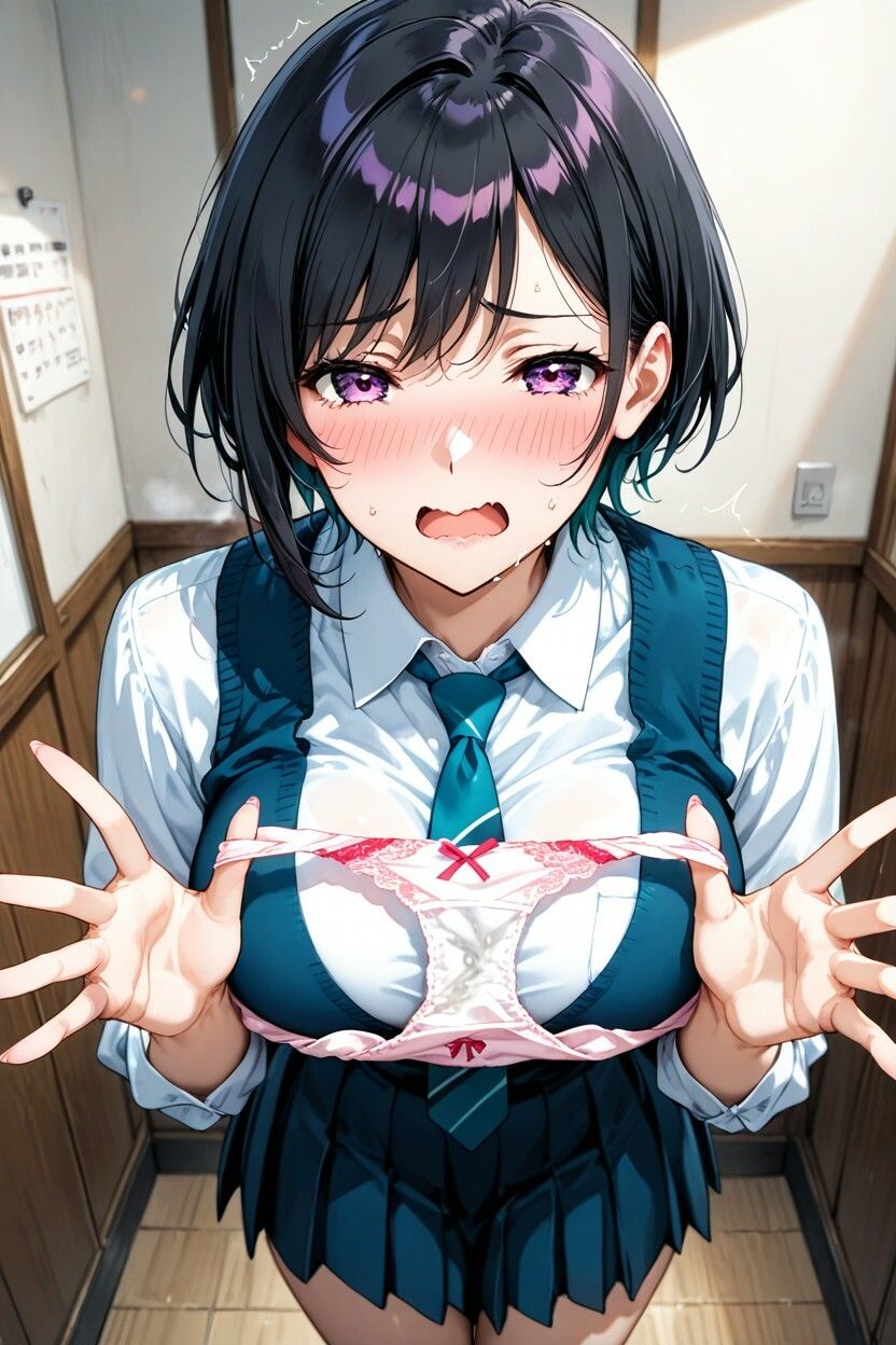 【100枚収録】清楚なアイツの秘め事  ── 真面目な委員長が自らスカートを捲る禁断の瞬間 ── - サンプル画像 3