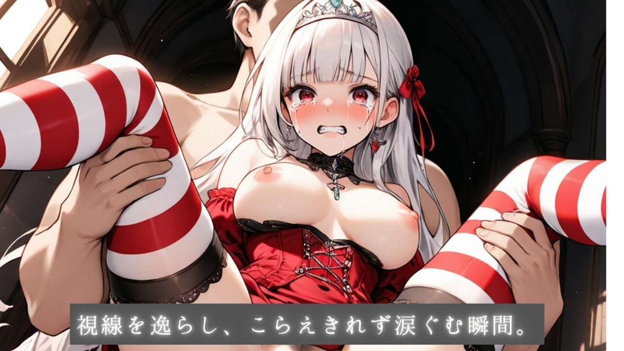 着エロわからせ 生意気な高慢姫シエラの涙 〜しましまニーソ強がり姫の立場逆転〜 - サンプル画像 6