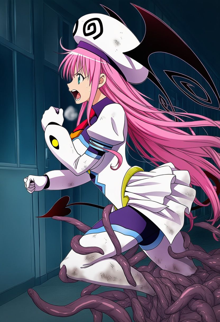 ララ vs ぬるぬる触手 - サンプル画像 4