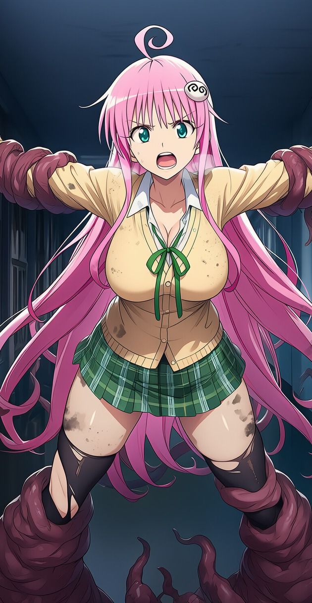 ララ vs ぬるぬる触手 - サンプル画像 5