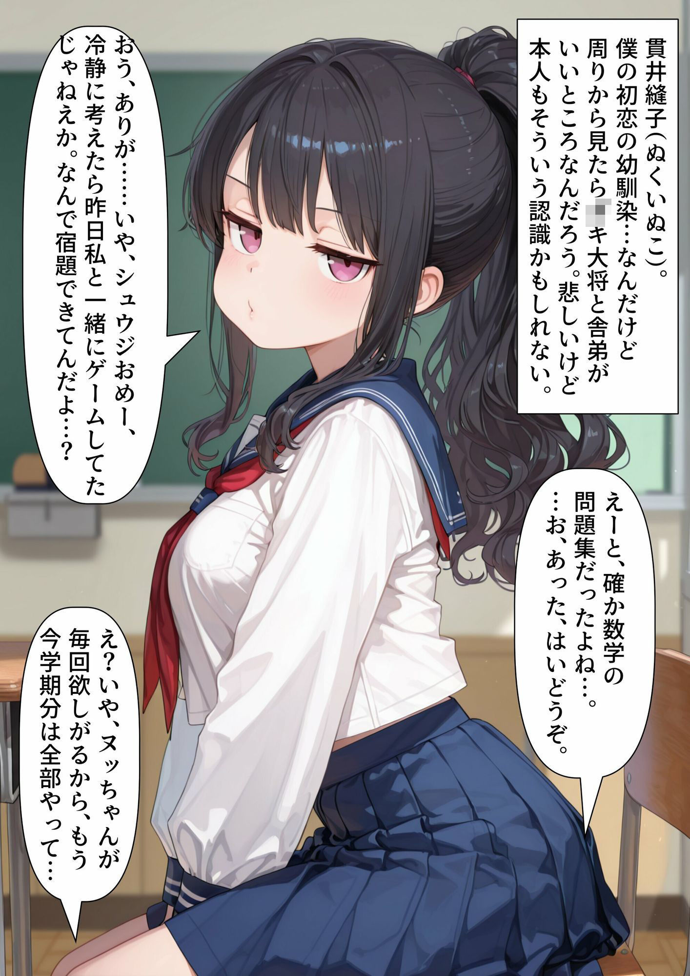 TS2作品セット7（【寄生】生意気な後輩の中に触手が入っていった話・【入れ替わり】両片思いの幼なじみと不思議なピンクのキューブ） - サンプル画像 5