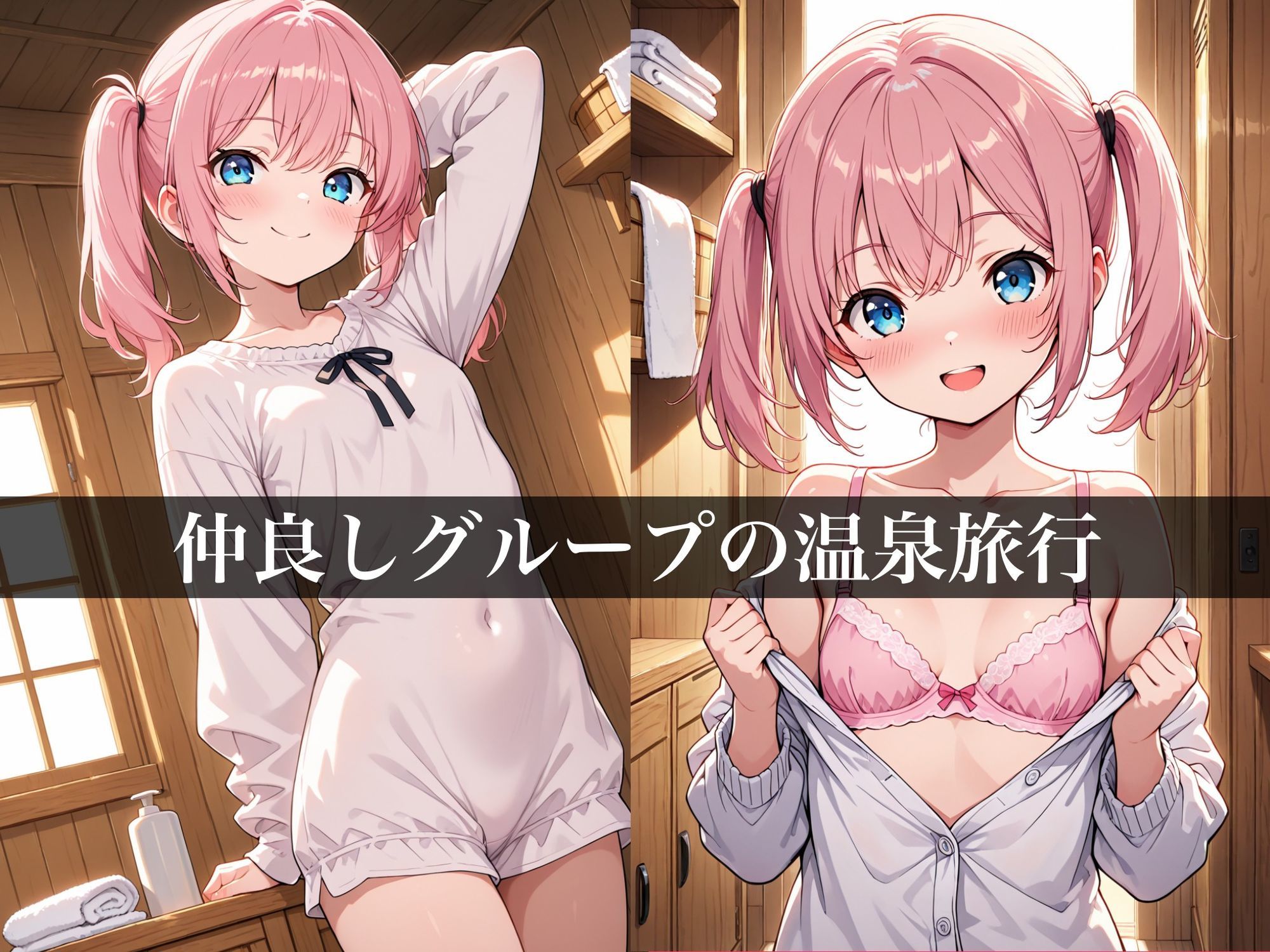 ふたなりサンドイッチミニ〜温泉編〜 - サンプル画像 1