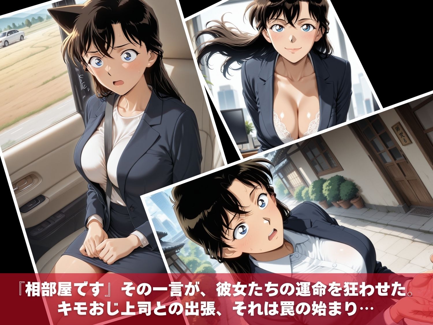 名●偵コナン 温泉出張ファイル〜キモおじ上司の肉便器調教〜 - サンプル画像 1