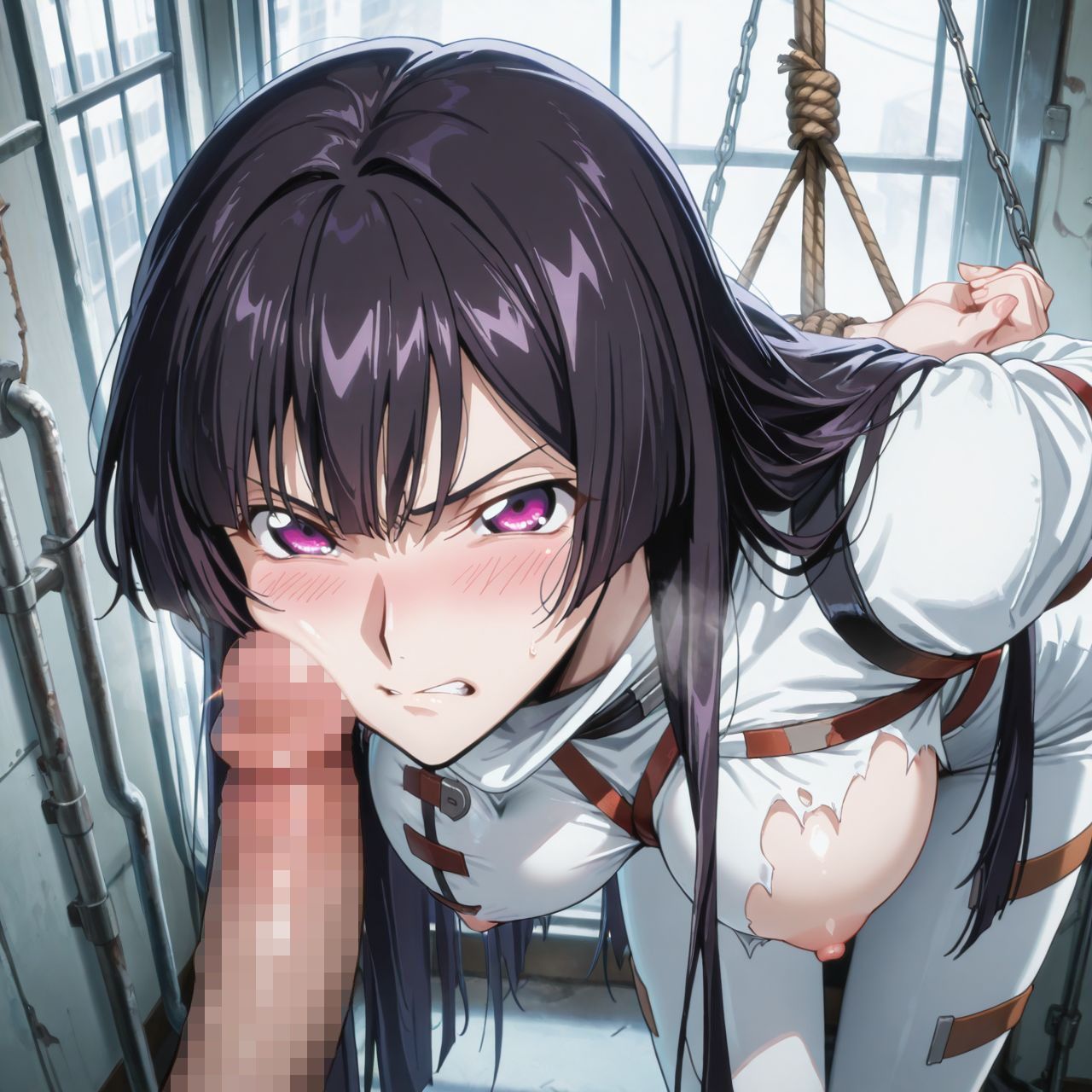 廃ビルに響く喘ぎ声。皇女サク〇と生ハメセックス - サンプル画像 3