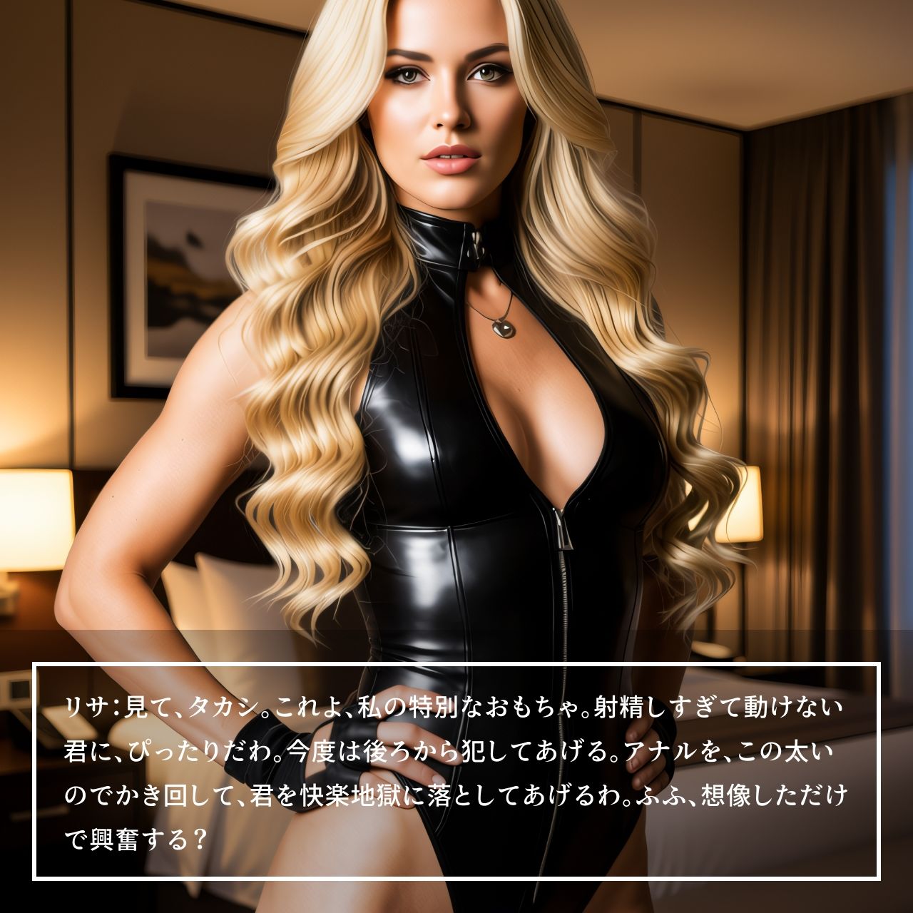 海外出張先のホテルでムチムチのボンテージ姿のお姉さんに強●射精させられた僕【オムニバス2】 - サンプル画像 7