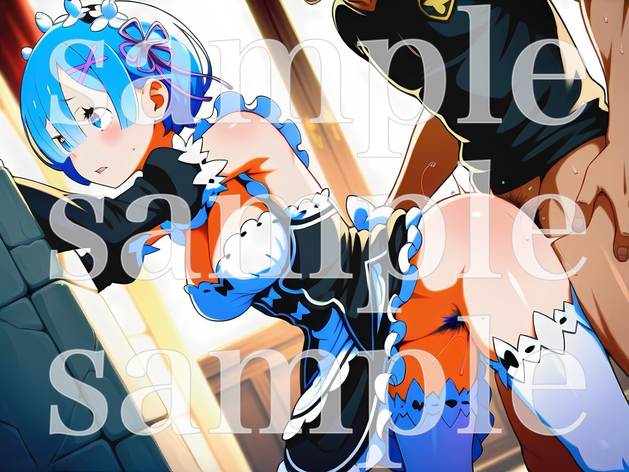 うしろから突いてっ！レ〇編 - サンプル画像 1