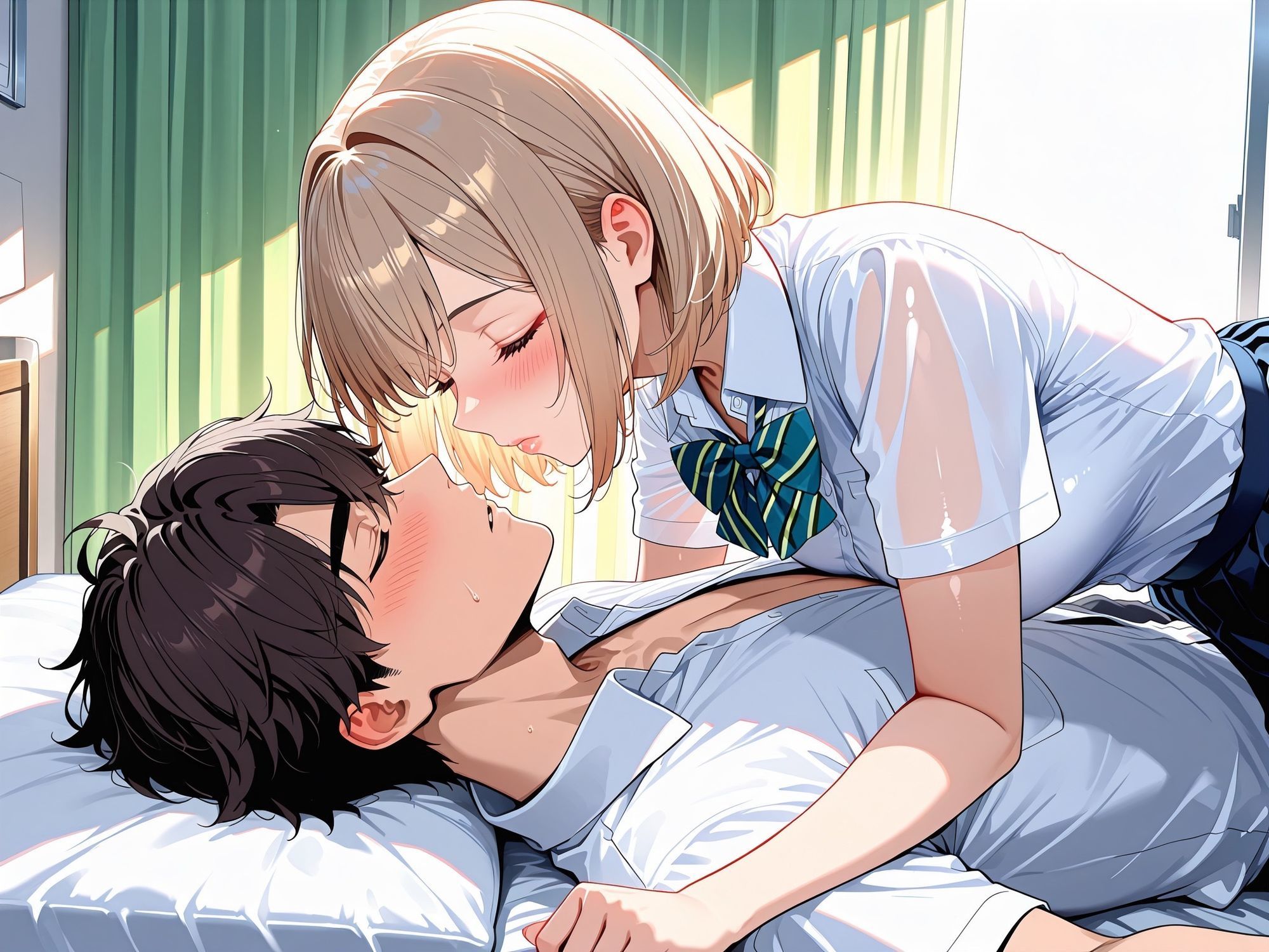 幼馴染白ギャルが種付けSEXし放題になるまで - サンプル画像 3