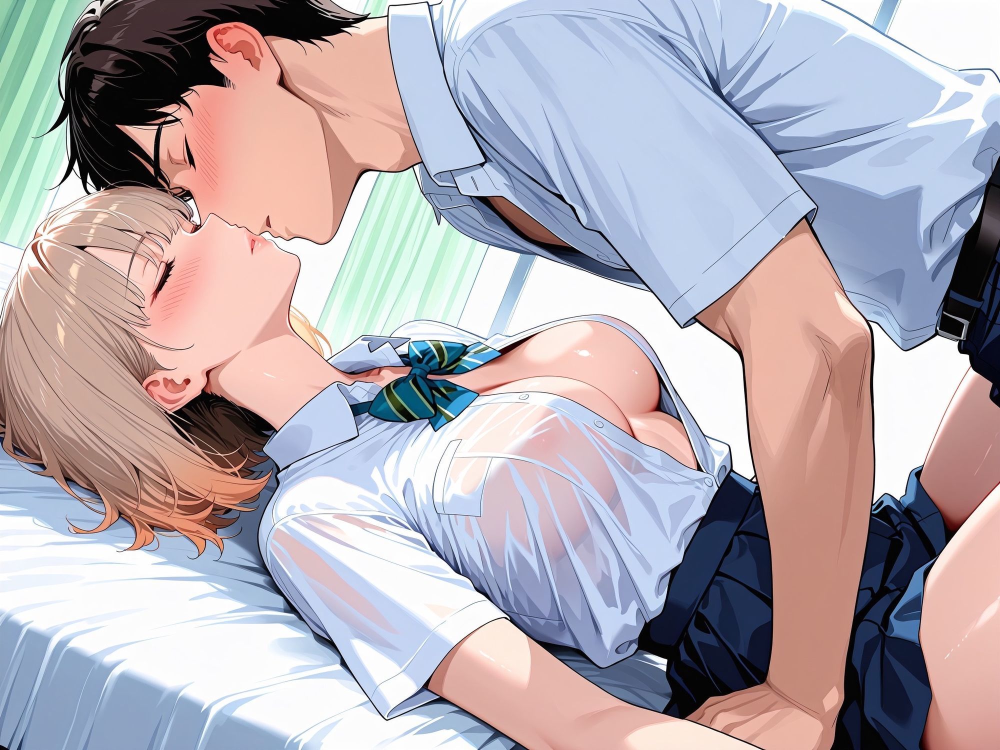 幼馴染白ギャルが種付けSEXし放題になるまで - サンプル画像 4