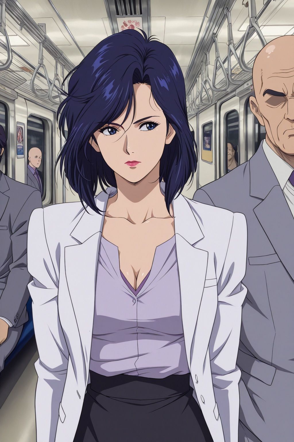 痴〇電車に堕ちた敏腕刑事 冴子 - サンプル画像 2