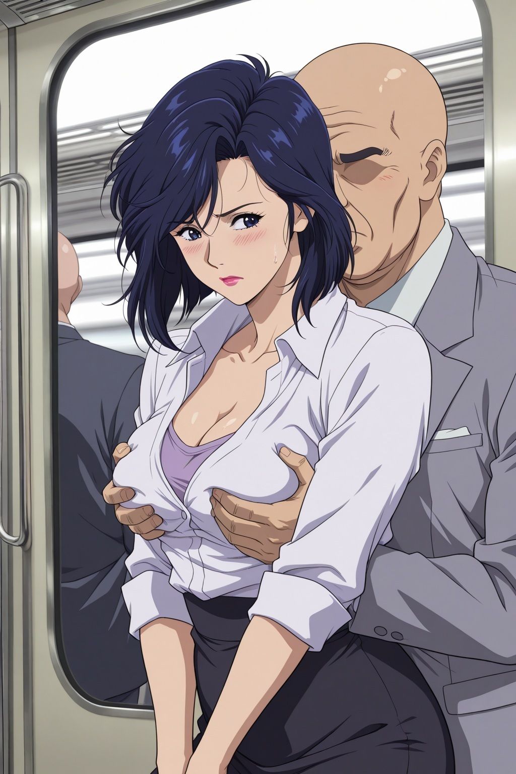 痴〇電車に堕ちた敏腕刑事 冴子 - サンプル画像 5