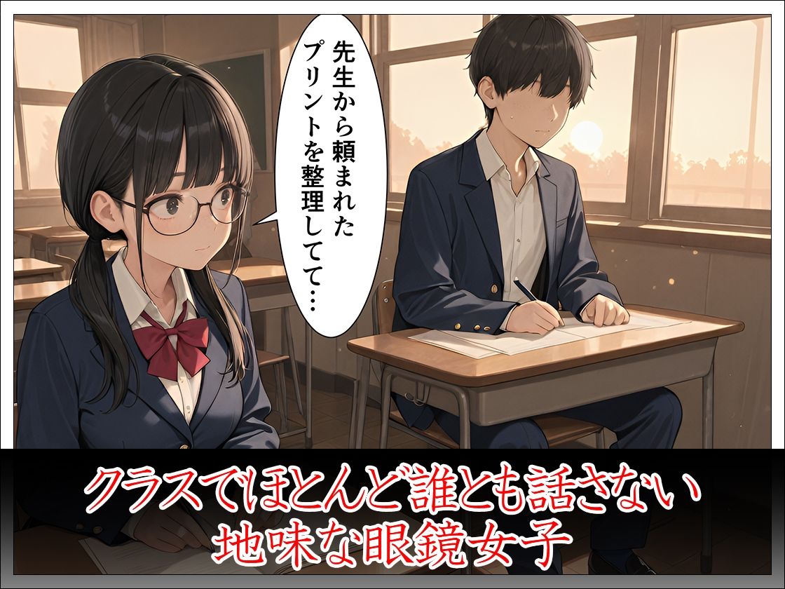 クラスの陰キャ女子と付き合ってないのにエッチする話 - サンプル画像 2