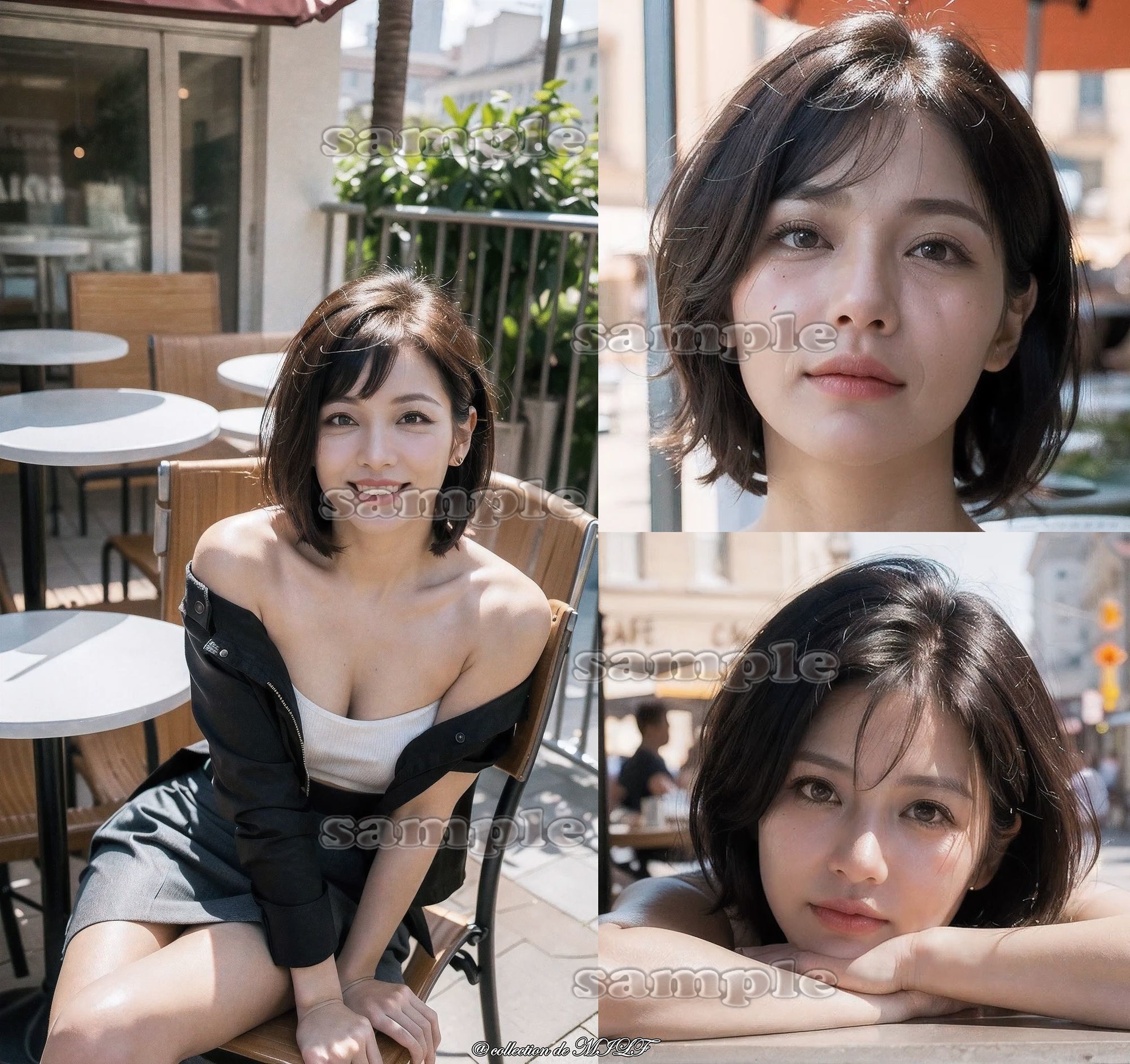 【AIグラビア】熟女の顔 - サンプル画像 6