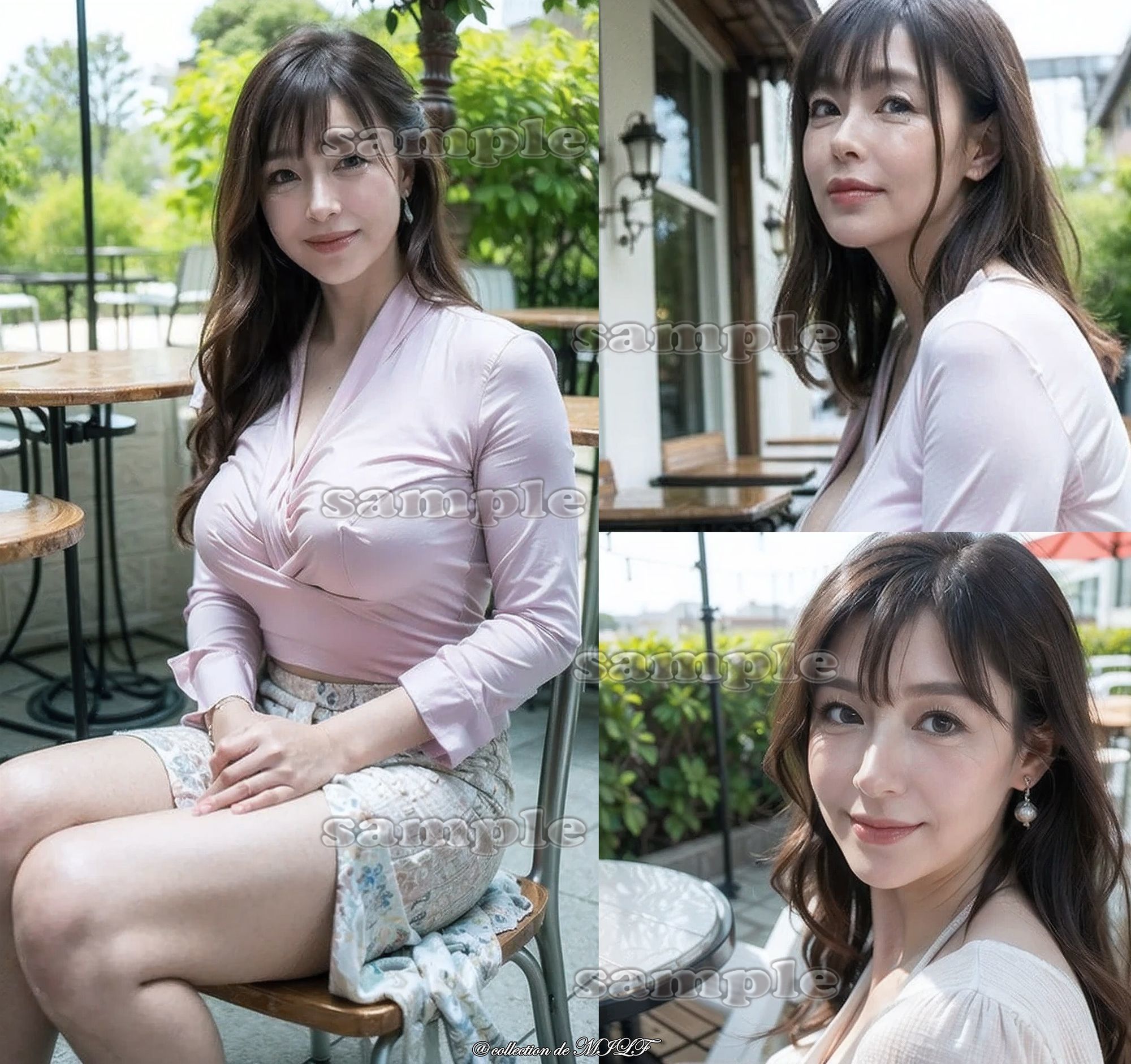 【AIグラビア】熟女の顔 - サンプル画像 9