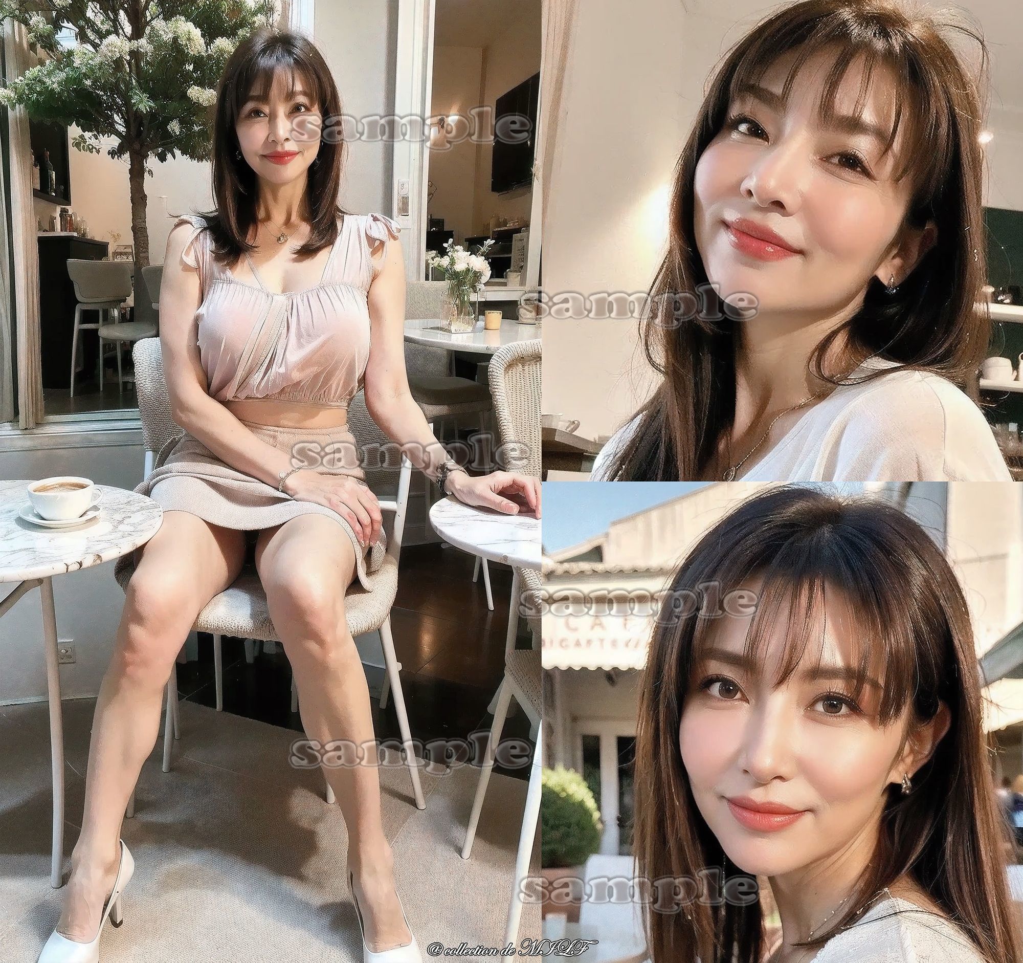 【AIグラビア】熟女の顔 - サンプル画像 10