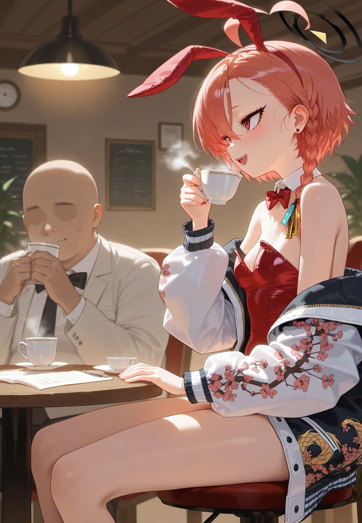 声かけられてお茶しただけなのに・・・簡単にお持ち帰りされて種付け調教されちゃう件www ブ〇ーアーカイブ 2 - サンプル画像 9