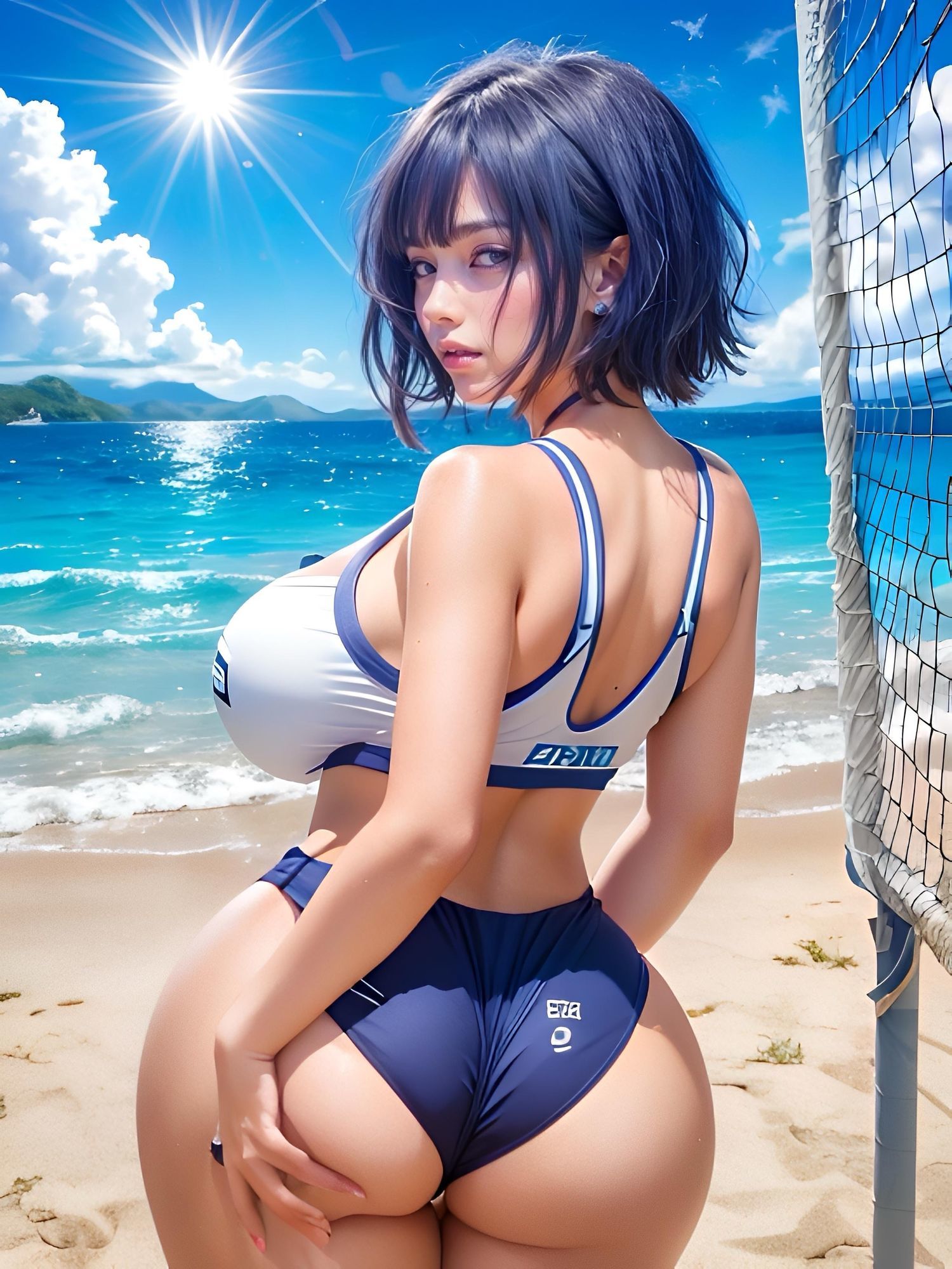 ビーチバレー尻リアル2 - サンプル画像 3