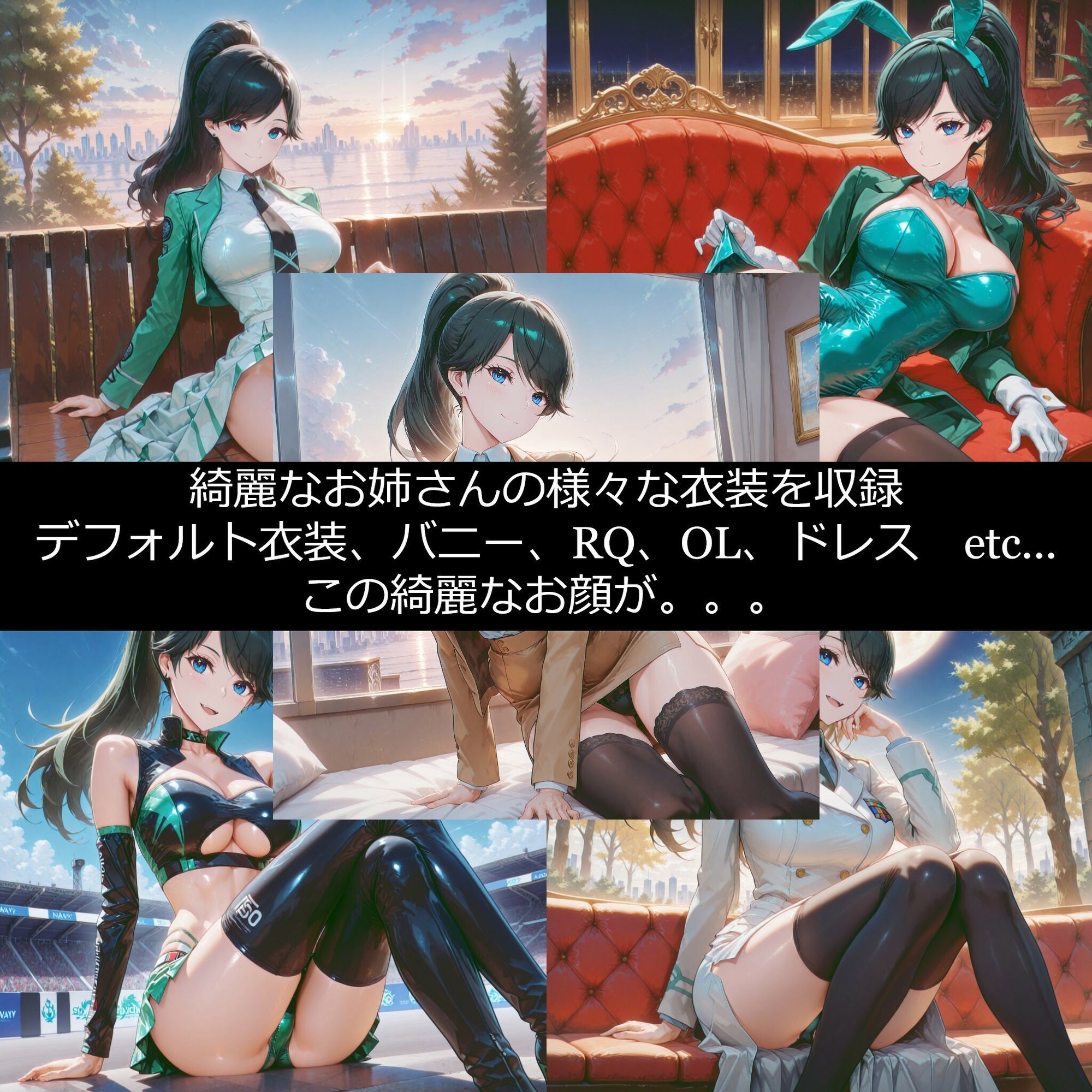 【衣装多種】藤〇響子の知的なお顔が快感の限界を超えて無様に歪み狂う。もうエリートの面影なんてどこにもない_玩具オナニー編 - サンプル画像 1