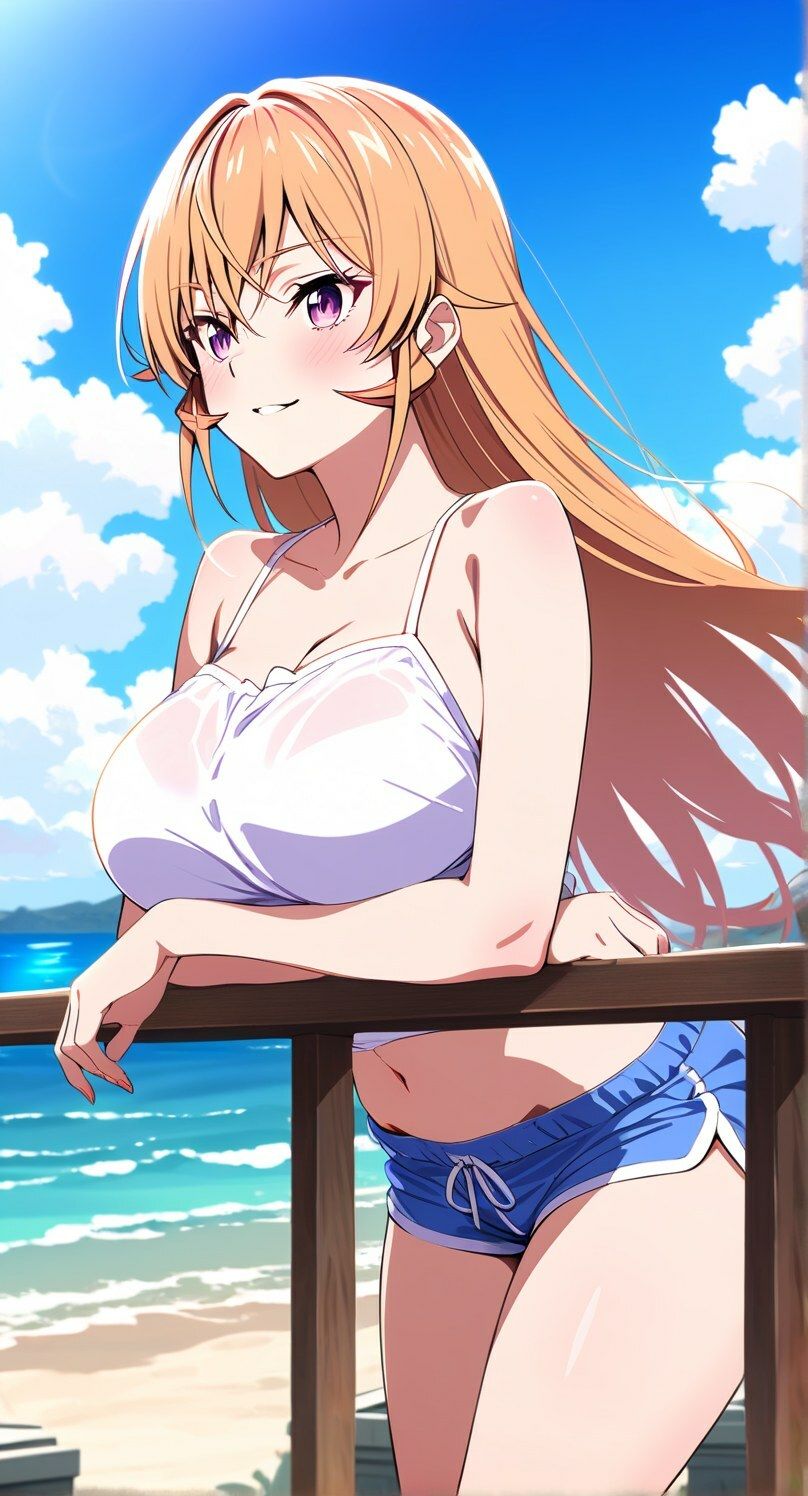 薙切えりな新婚旅行グラビア集 - サンプル画像 2