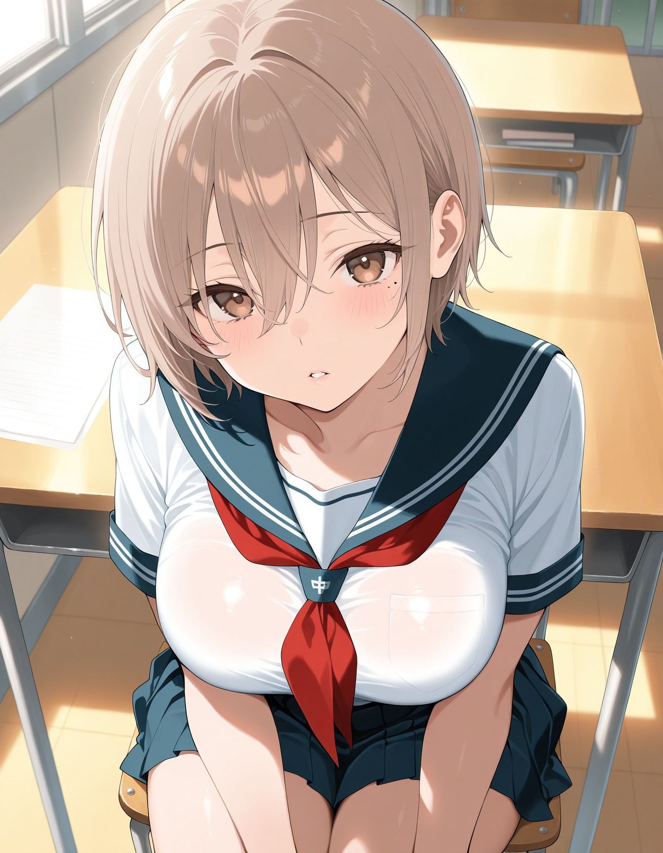 放課後リンカンFcup巨乳ちゃん - サンプル画像 1