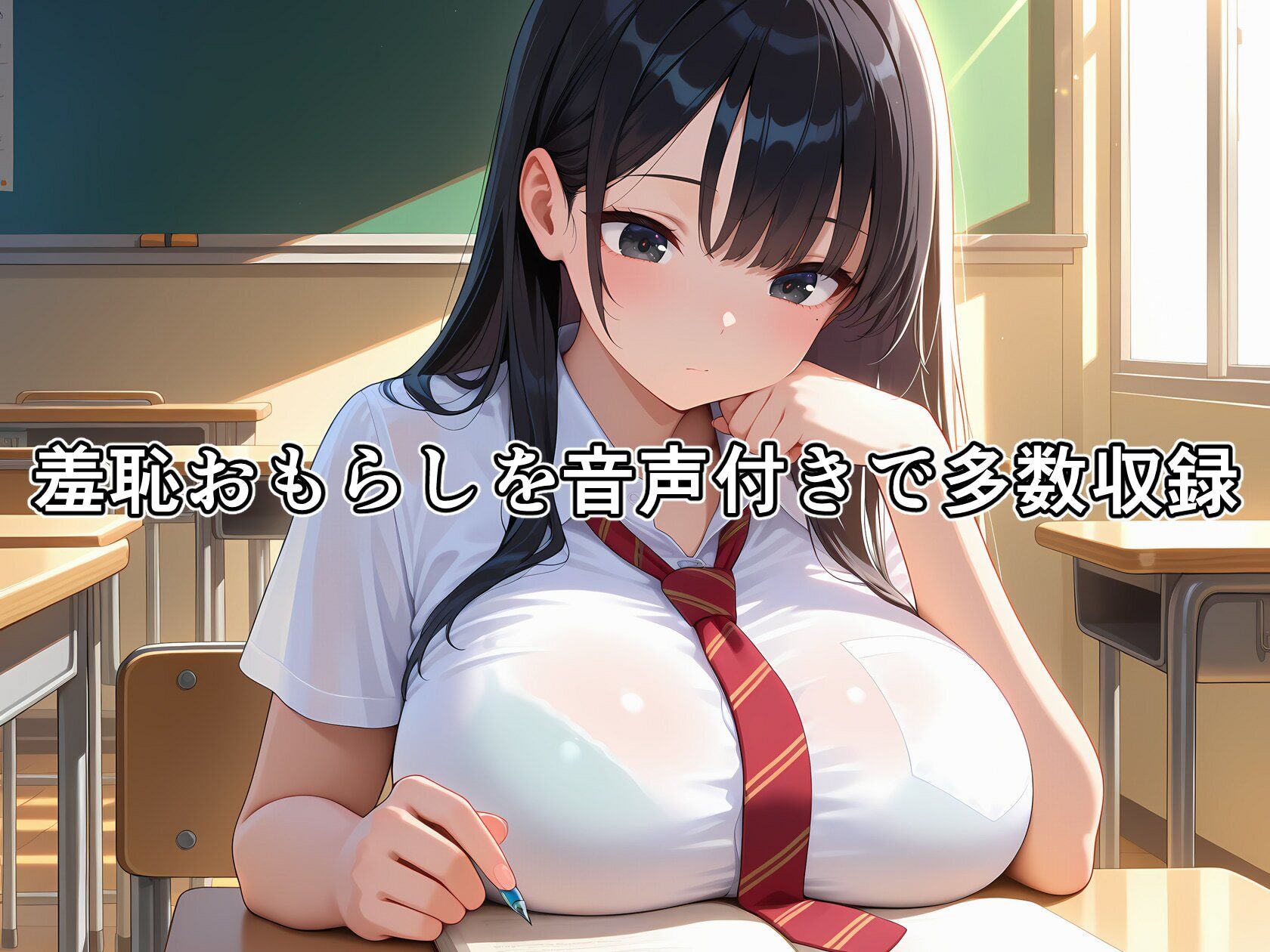 動画でスカトロ！幼馴染の彼女が性処理当番で連続絶頂おもらしを繰り返すなんて - サンプル画像 1