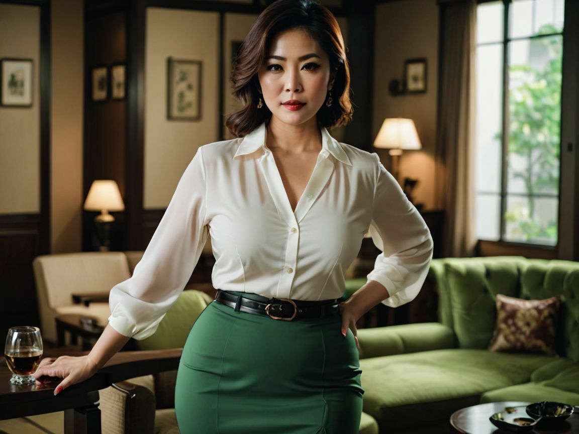 セクシーな親戚のおばさんが遊びに来た - サンプル画像 2