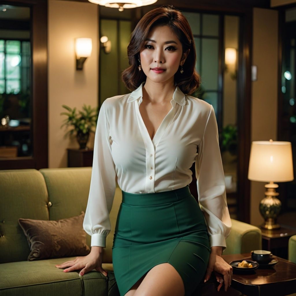 セクシーな親戚のおばさんが遊びに来た - サンプル画像 3