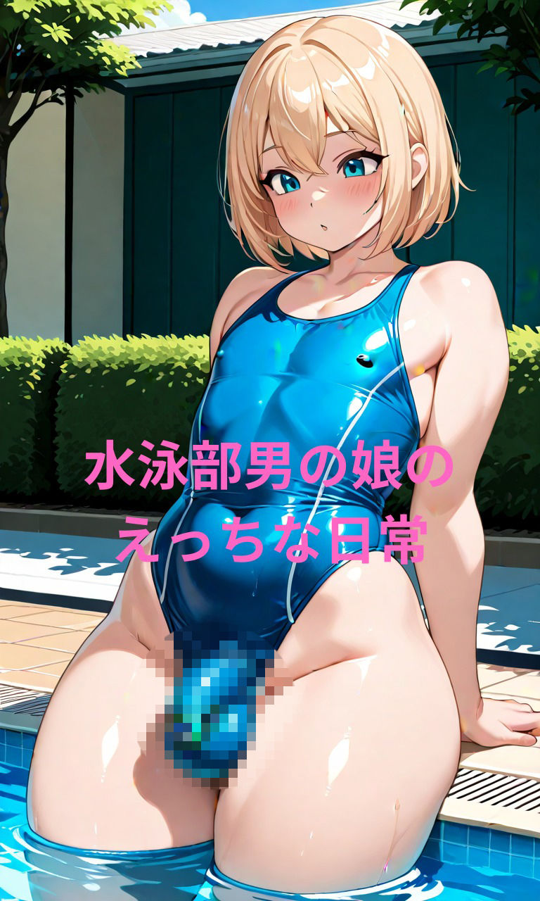 水泳部男の娘のえっちな日常 - サンプル画像 1