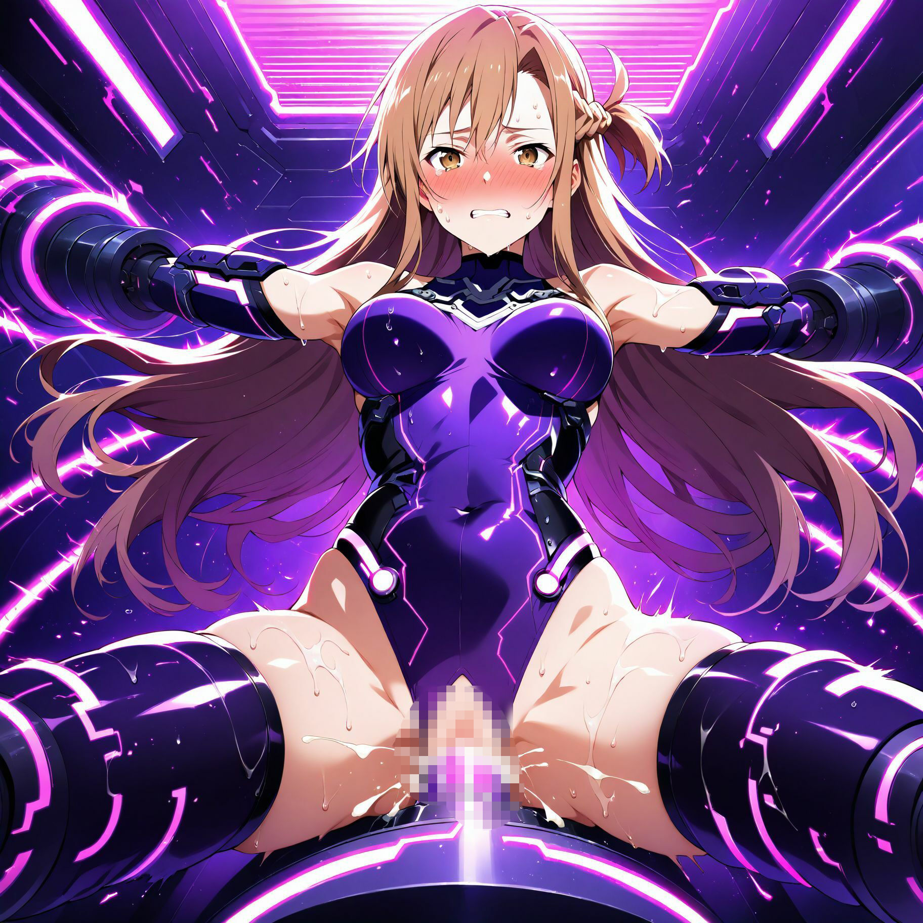 結〇明日奈 洗脳NTR機械姦 - サンプル画像 1