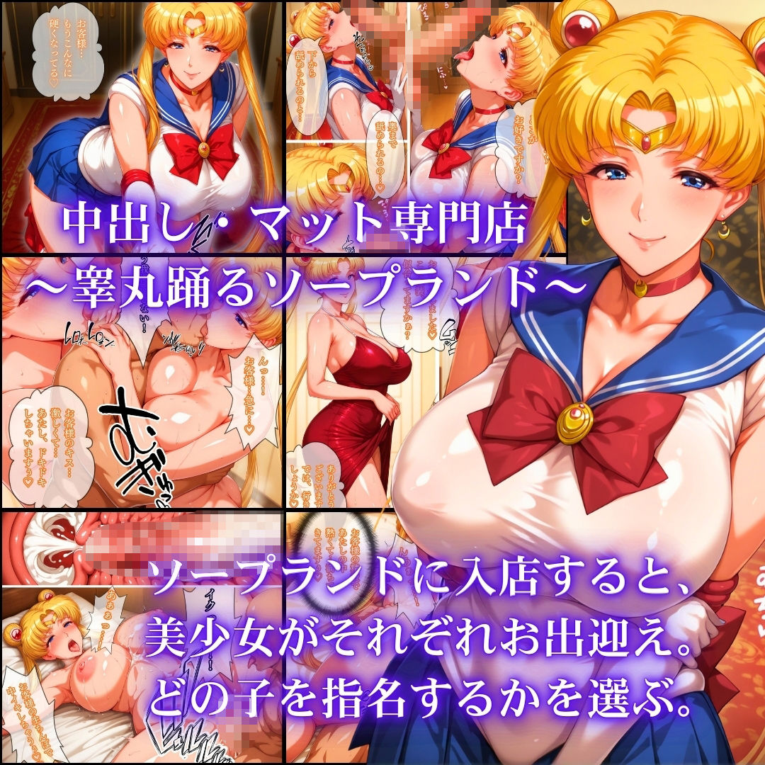 中出し・マット専門店【睾丸踊るソープランド】セーラー編 - サンプル画像 6