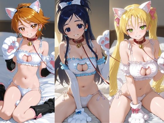 ヒロインが複数男の標的に！！ 催●で抵抗できず輪〇地獄！！ プ〇キュア 3 - サンプル画像 3