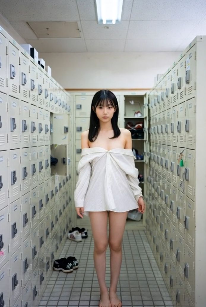 ちっぱい動画 vol.3 女子校生更衣室編 - サンプル画像 1