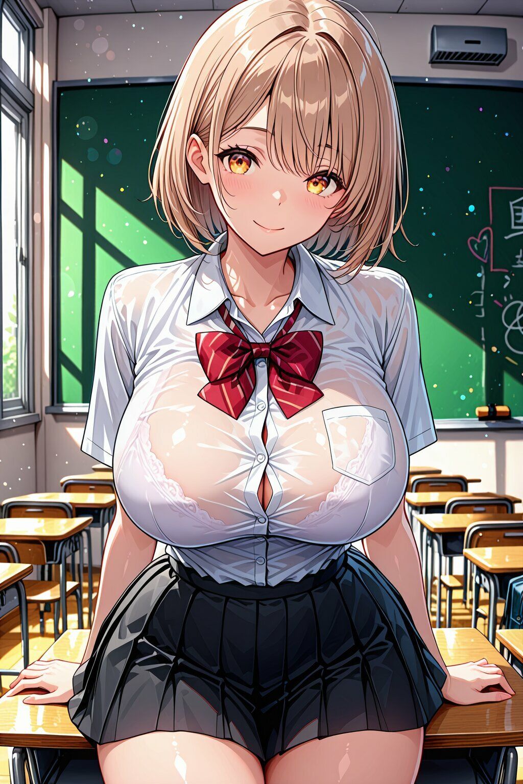 ギャル性処理委員 特別中出し大サービス - サンプル画像 1