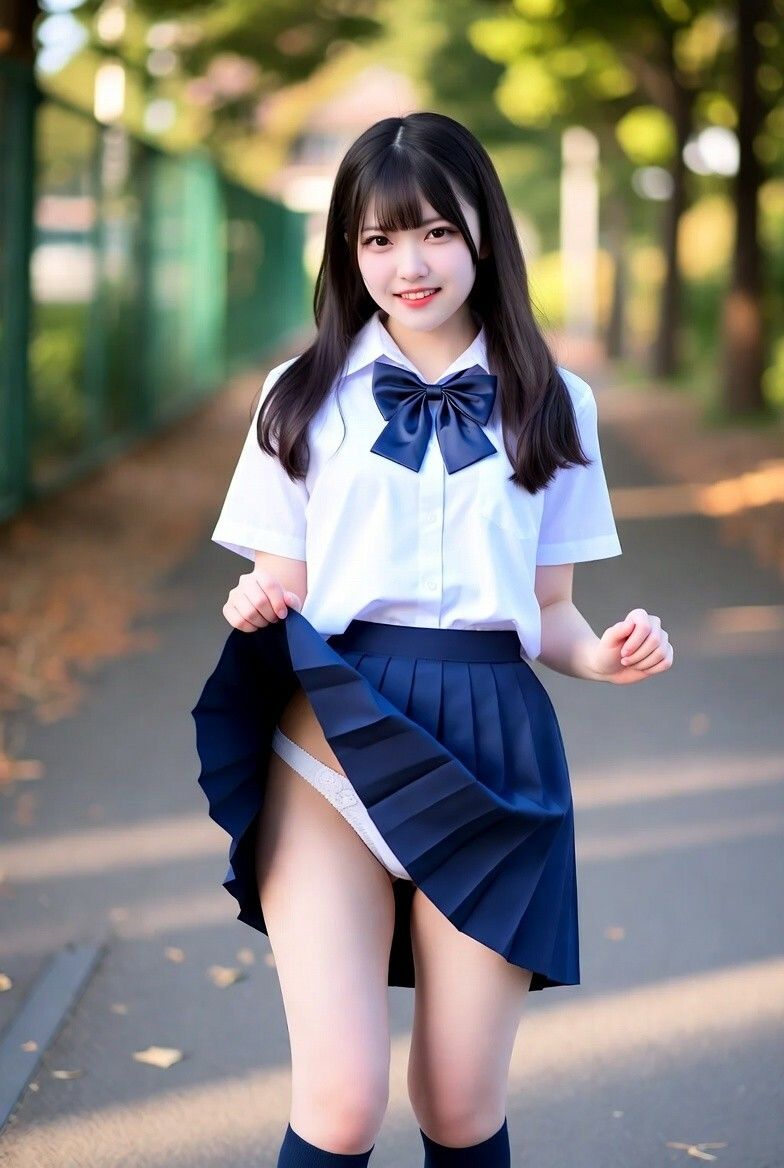 嫌な顔されながらおぱんつ見せてくれるJK - サンプル画像 5