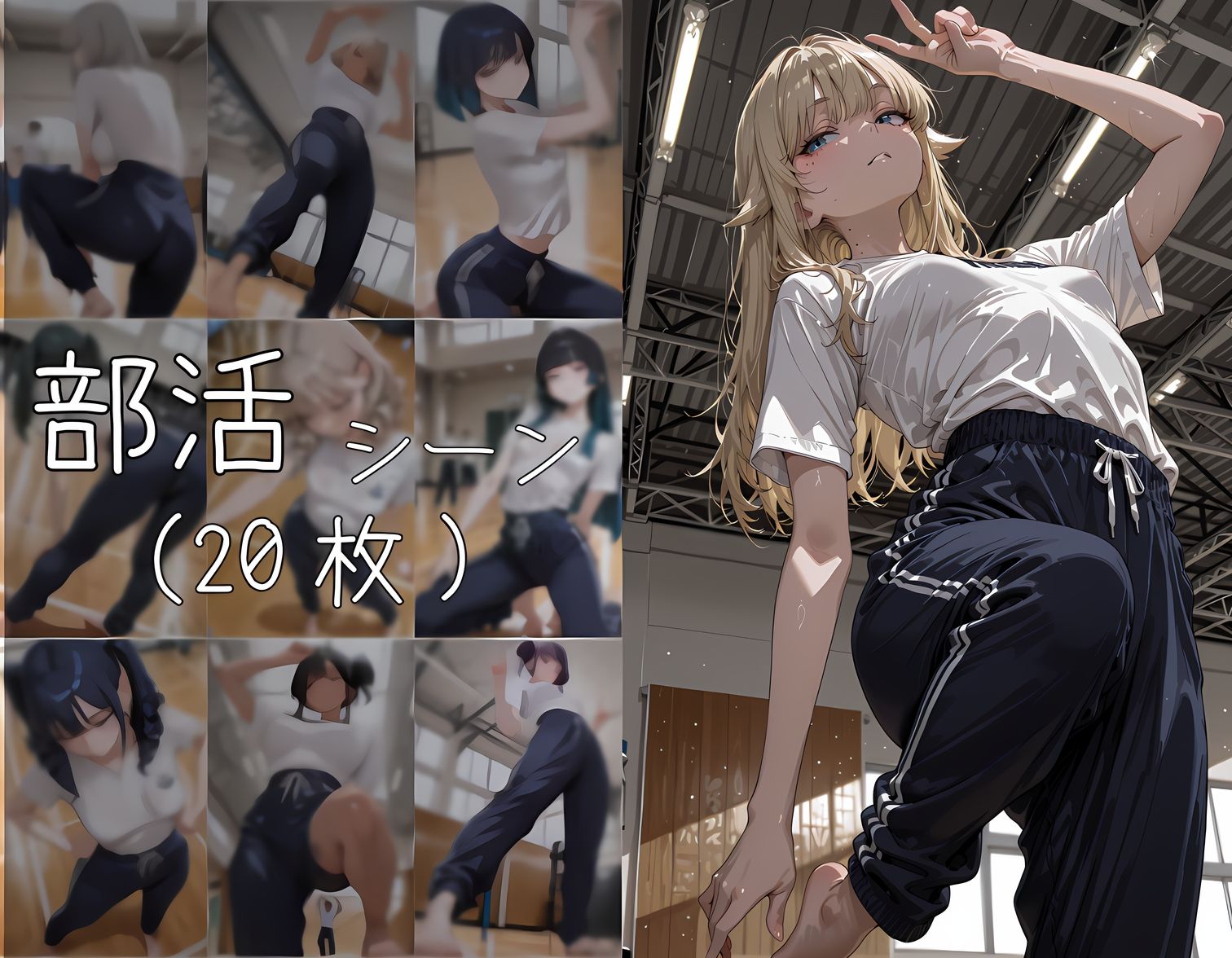 おじさん顧問に弱みを握られたダンス部 - サンプル画像 3