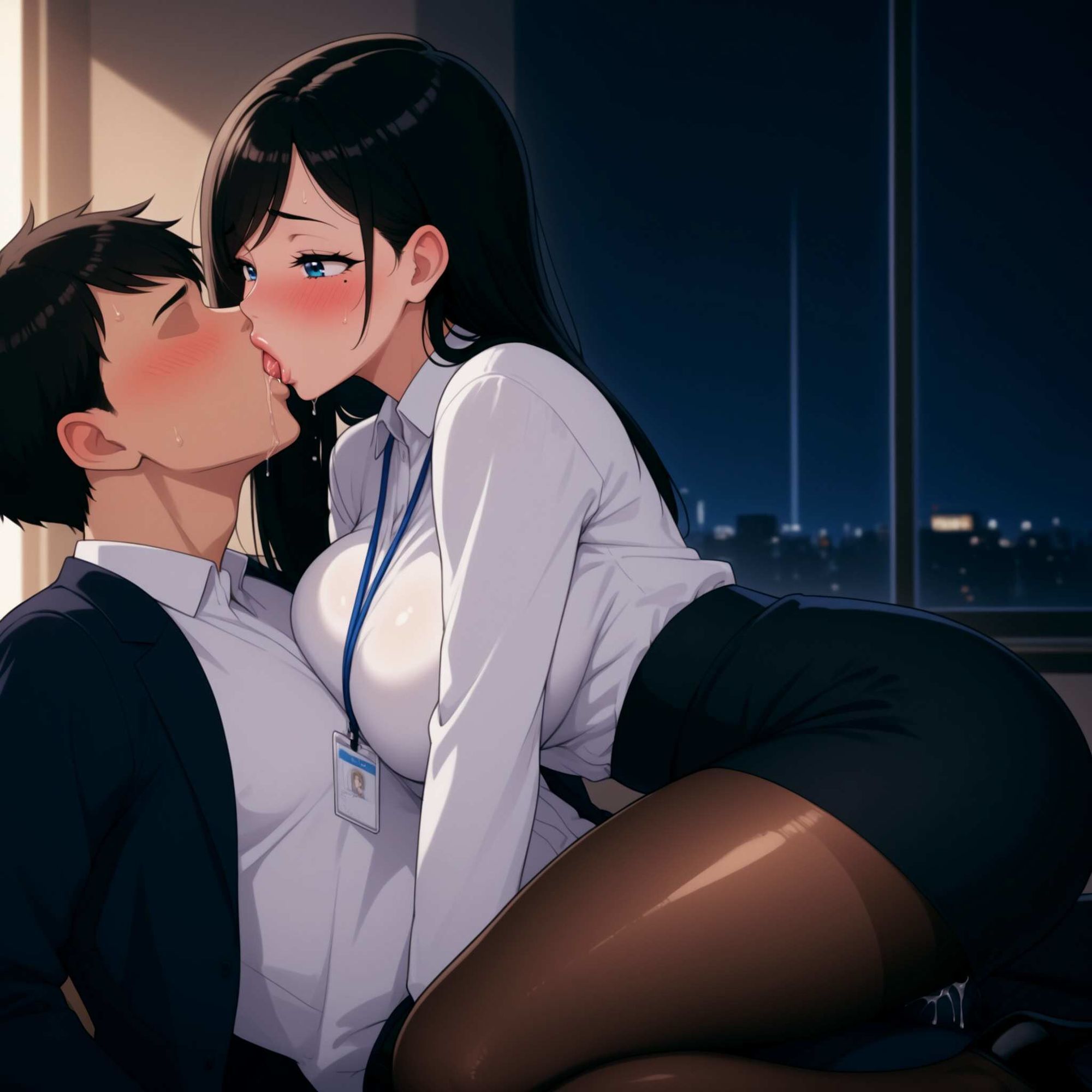 会社の優しい先輩に誘われたら、実はサキュバスで根こそぎ搾られました - サンプル画像 2