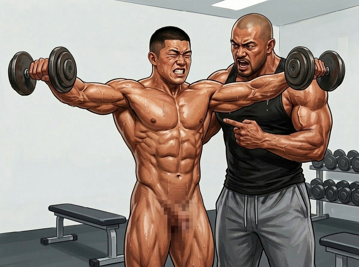 名門ボディビル部主将  敗北の罰 - サンプル画像 2