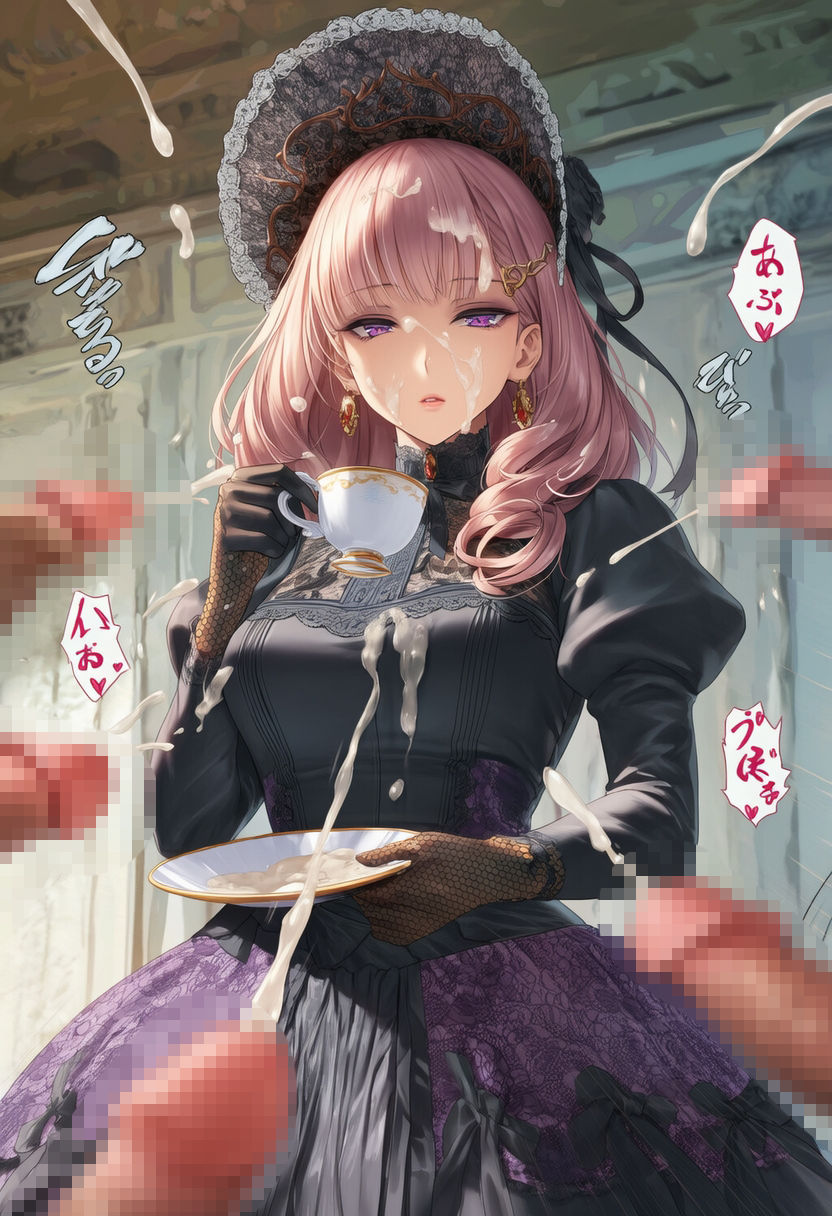 ゴシック〇リィタ様にぶっかけ射精 ver.M - サンプル画像 1