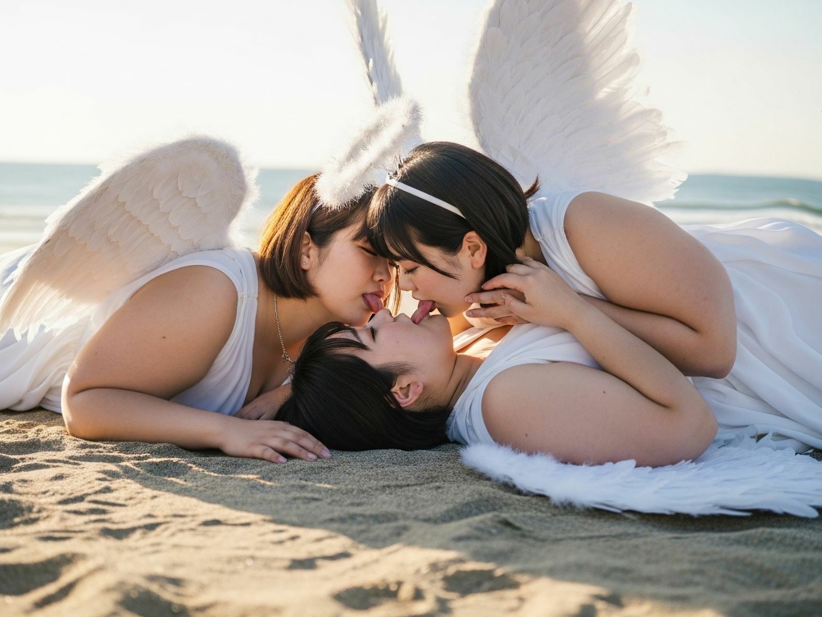 【フェチ】ぽっちゃり×ベロキス 〜密着・肉厚・接吻〜 - サンプル画像 6