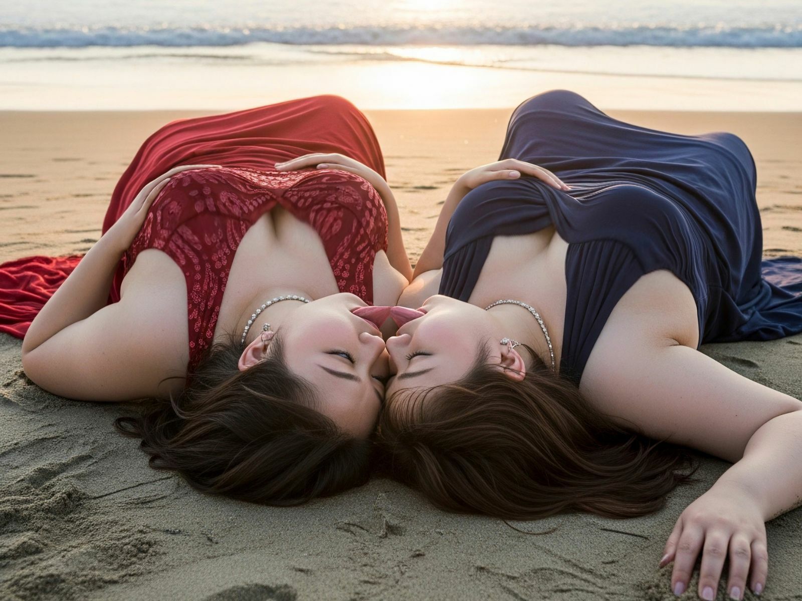 【フェチ】ぽっちゃり×ベロキス 〜密着・肉厚・接吻〜 - サンプル画像 7