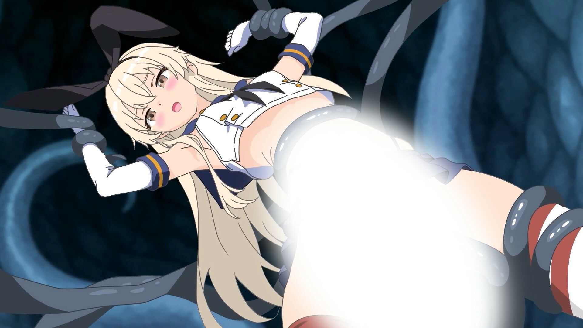 【Live2Dアニメ】深海棲艦に捕縛された島風の末路… - サンプル画像 1