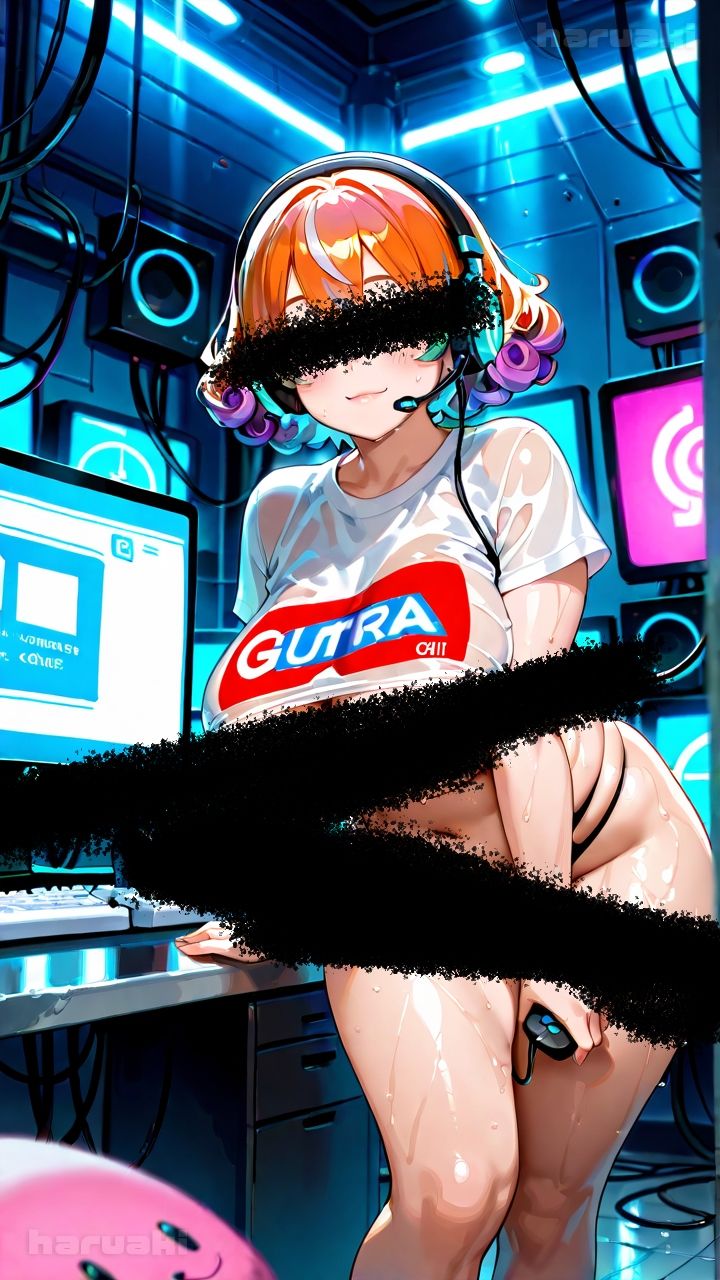 【AIグラビア巨乳美女写真集】Vol.10ゲームとおっぱい配信で人気のゲーマー女子 - サンプル画像 4