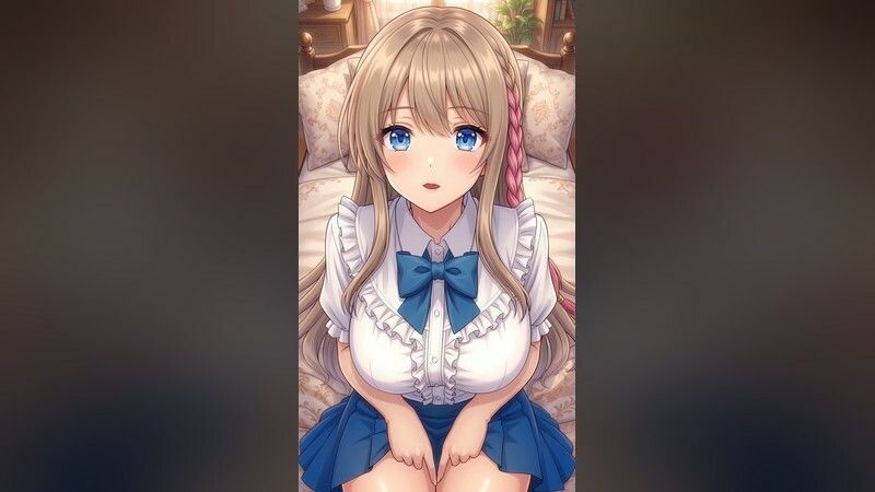 【フルモーション】激かわ彼女と主観疑似セックス〜ドスケベおねだりで本気イキ〜｜4Kフルボイスアニメ - サンプル画像 1