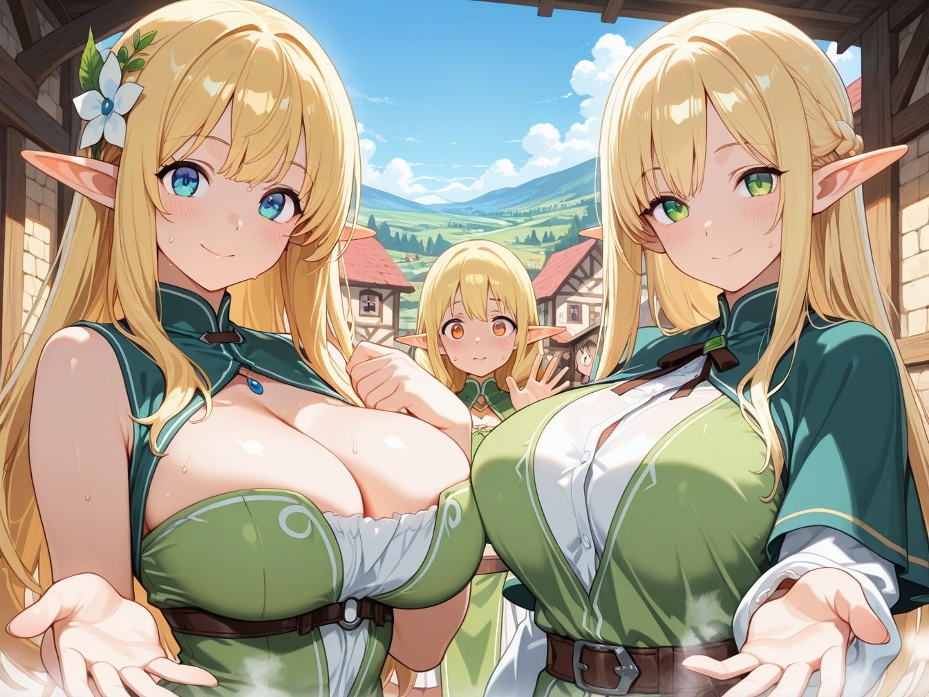 エルフの里へようこそ！エルフ達のエッチなおもてなしver・2 - サンプル画像 6