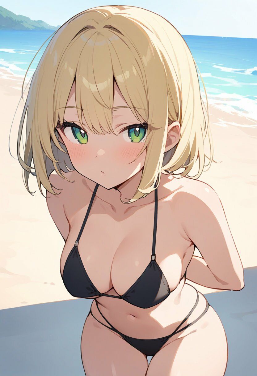 4種の水着で谷間見せ＆お尻見せ vol.1 - サンプル画像 5