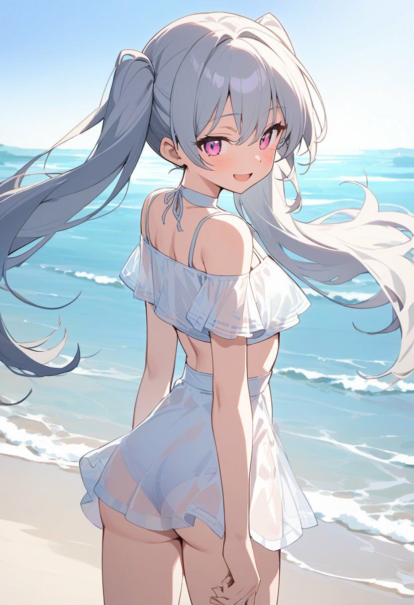 4種の水着で谷間見せ＆お尻見せ vol.1 - サンプル画像 7