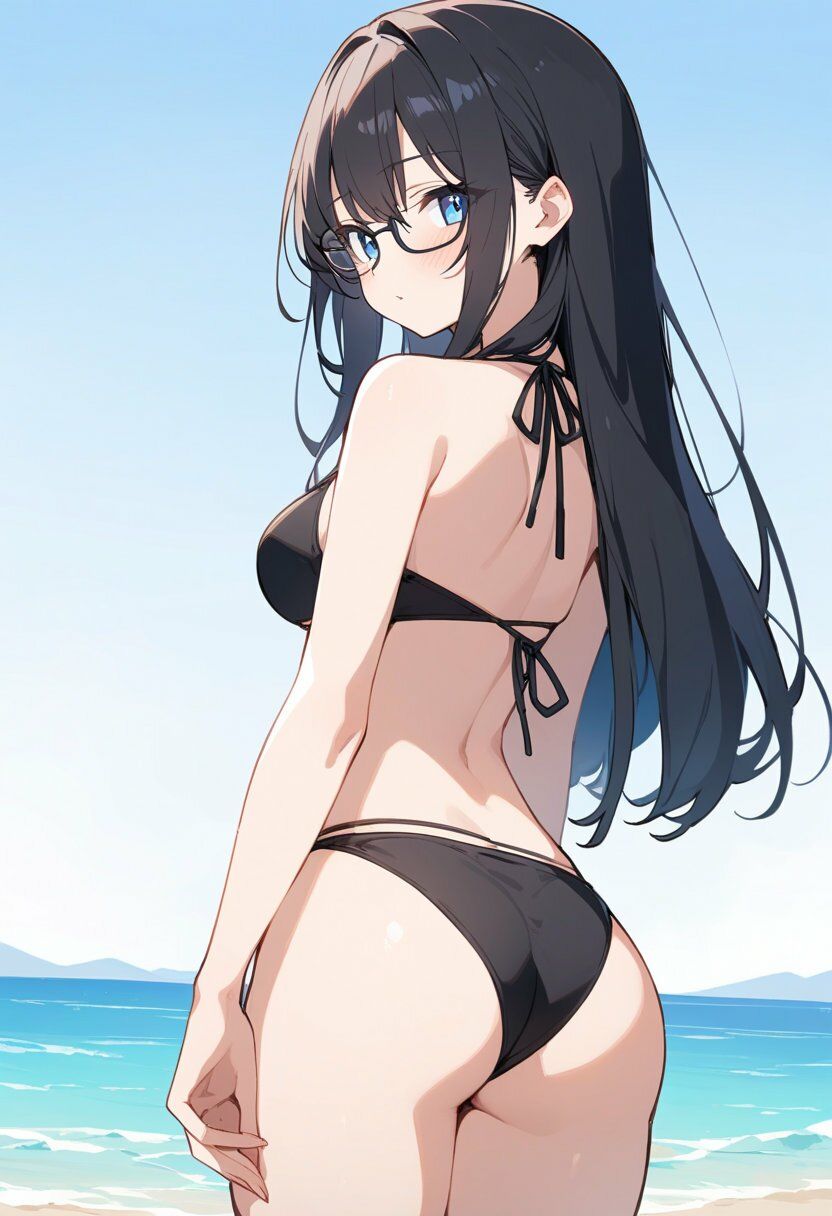 4種の水着で谷間見せ＆お尻見せ vol.1 - サンプル画像 8