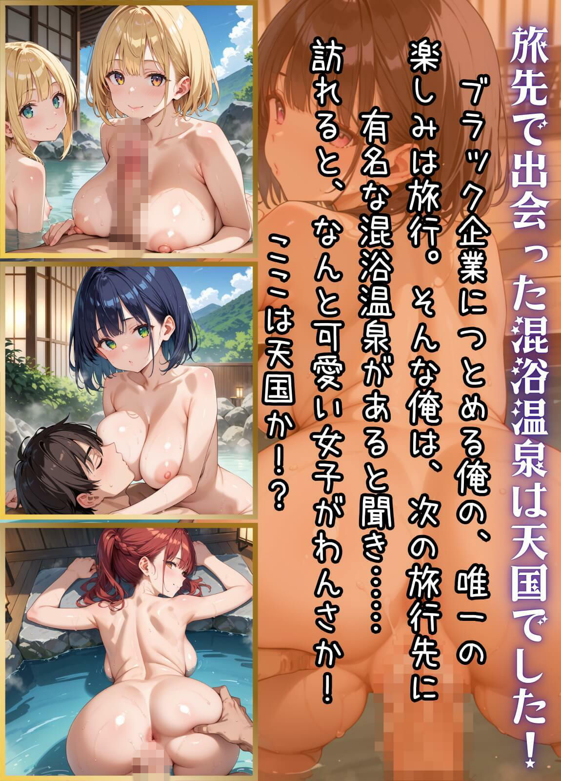 混浴温泉は、はめ放題でした！【厳選490枚】 - サンプル画像 1